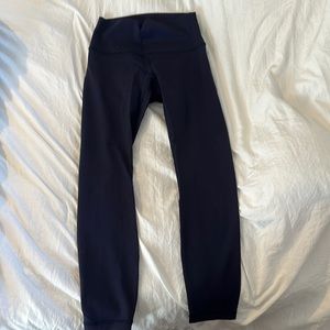 Lululemon Wunderunder navy leggings